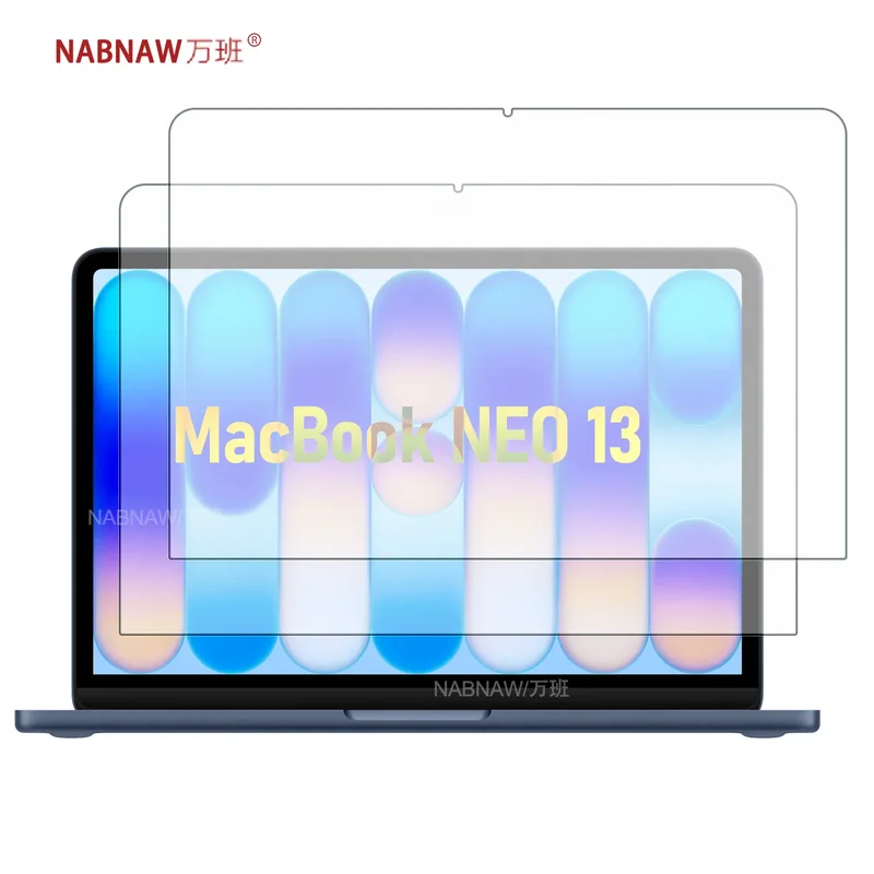 AliExpress - Film de protection d'écran en verre trempé Full HD pour MacBook NEO 13, sur Apple Macbook NEO 13 pouces, couverture anti-rayures 9H, 