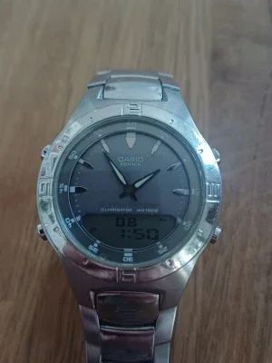 Casio Edifice silverklocka