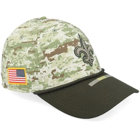 New Era - New Orleans Saints NFL 39THIRTY Salute To Service Camo Fitted Fitted Camo Cap - NFL @ Hatstore
