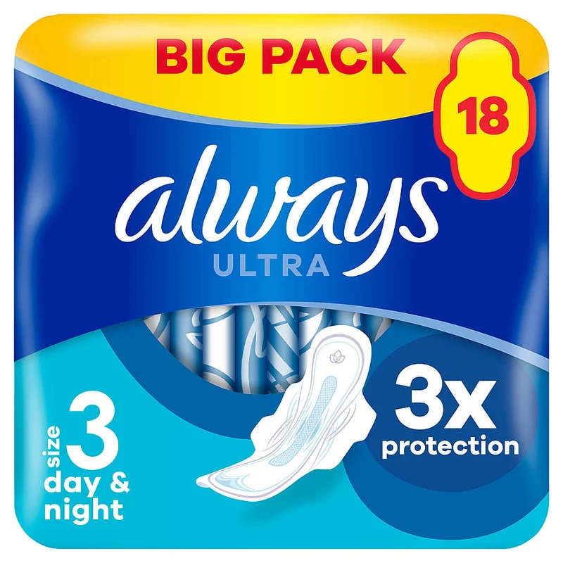 Always Night Bind Wing 18 stk, Medicin & Pleje, Bind & Indlæg, Bind