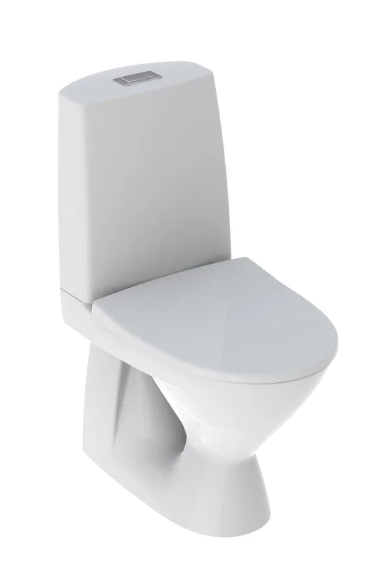 Ifö Pala Toalettstol dolt avlopp, med mjuk sits, Badrum