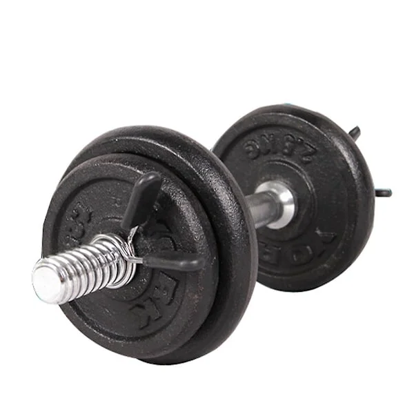 Manualer 2 stk 25 mm vektstang Gym Vekt Stang Hantel Lås Klemme Fjær Krage Klipp