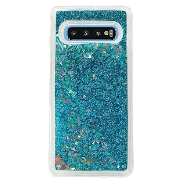Glitter Skal till Samsung Galaxy S10 Plus - Blå