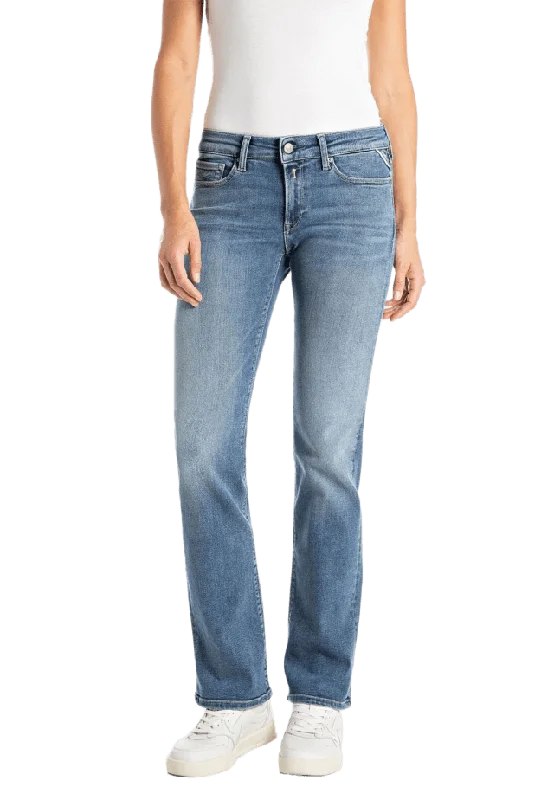 Replay New Luz Bootcut Jeans Dam Blå W26/L34