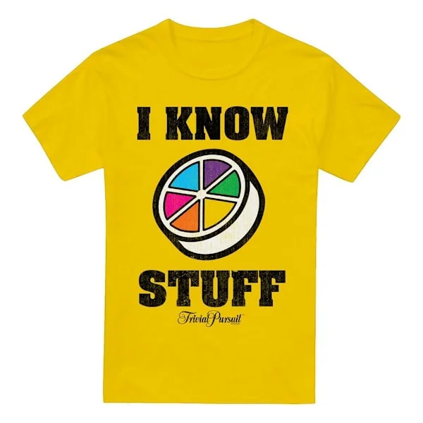 Trivial Pursuit Herr Jag Kan Saker T-Shirt XXL Gul