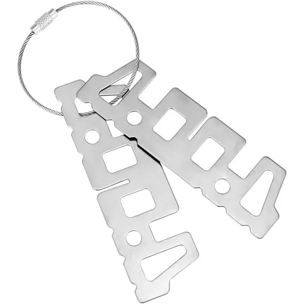 Rostfritt Stål Kors Spis Vattenkokare Spis Tillbehör Camping Spis Vandrings Spis Gas Spis Alkohol Spis Utomhus Matlagning Picknick (10.5 * 3cm)