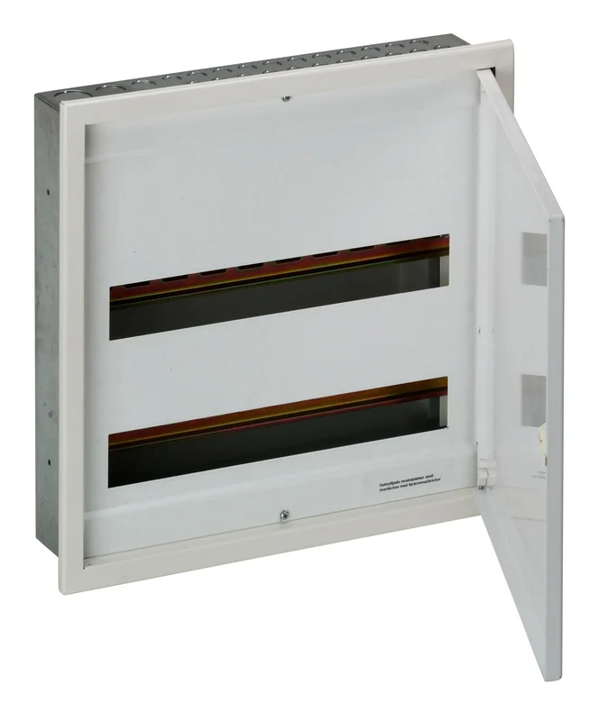 Hager VU418F Kapsling med innfelt dør, IP30 4 x 18 moduler, Elfordeling & strømforsyning