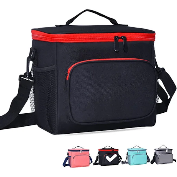 Lunch Bag Work Thermal Lunch Tote Bags Large Dual Compartment Food Bag för Män Barn Vuxna Damer Picknick Camping Skol Lunch Cooler Carrier Bags