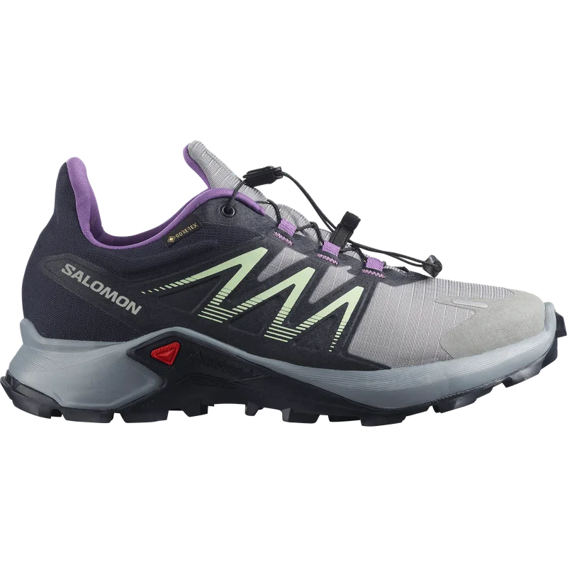 Salomon - Women's Trail Running Shoes Sagacross GTX W - Monument / Night Sky - 3.5