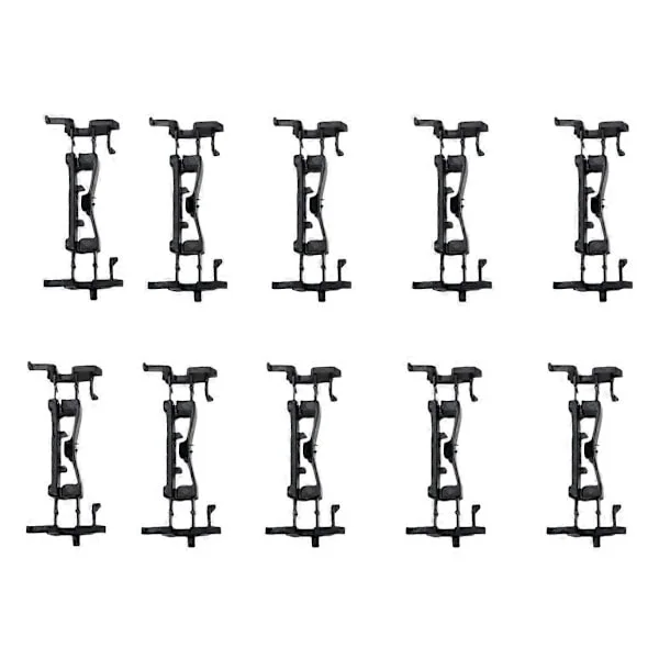 10 st Kompatibla med L200 TRITON Auto Taklister Clips Snäpp Takreling Trim Clip-WELLNGS