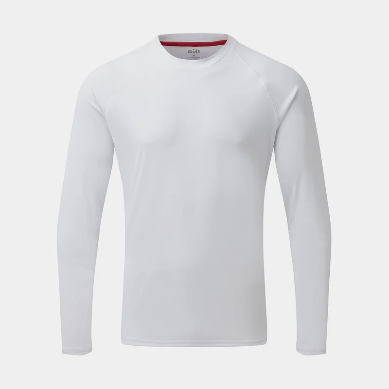 UV shirt long sleeve Gill UV Tec Long Sleeve White, men, Large