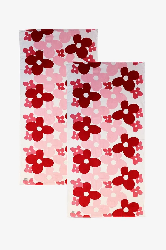 Redlunds - Happy beachfrotté 80x160 2-pack - Rosa - Badlakan - 80X160 - Från Homeroom