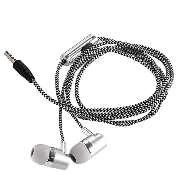3,5 mm Wired In-Ear Stereo Music Headphones Earphones Handsfree Microphone for Smartphone