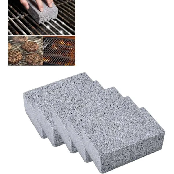 5-pack grillrengöringsstenblock för grillplatta och stekhäll