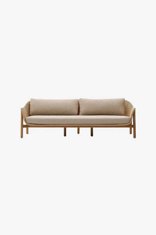 Kave Home - Udendørs 3-personers sofa - galea - Beige - Sofaer - Fra Homeroom