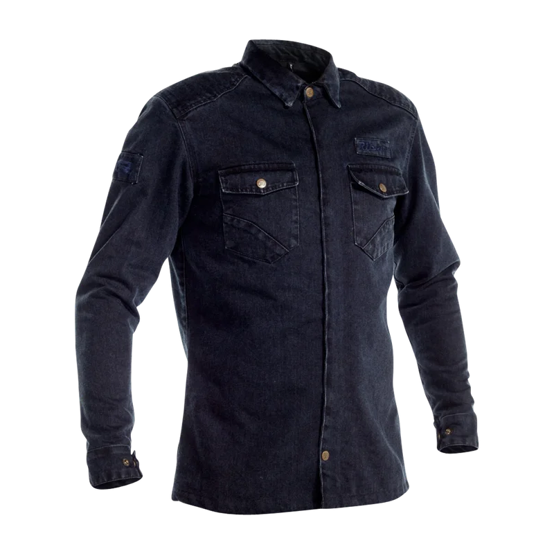 Motorradhemd Richa Hamada Motorcycle Overshirt Marineblau XXL