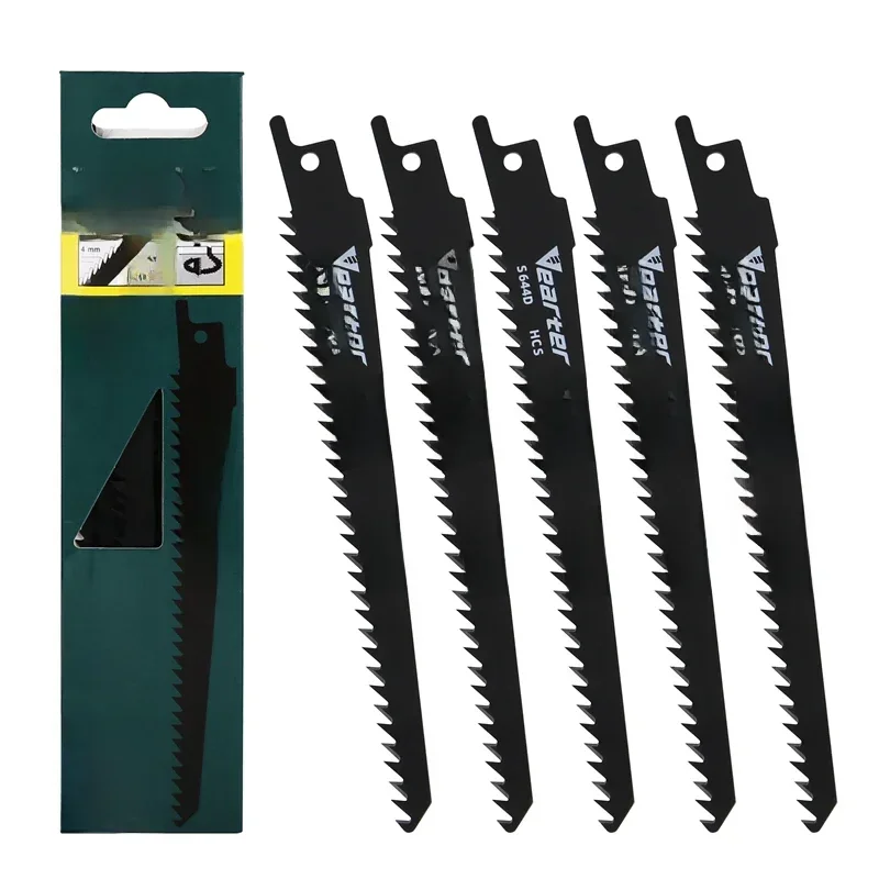 AliExpress - Vearter S644D 5 stks/set 6 inch Reciprozaagbladen 6TPI HCS 150mm Sabel Voor Snijden Hout PVC Voor Bosch Makita Dewalt DIY Tool