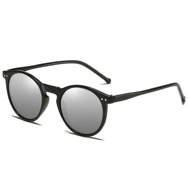 MUSELIFE Retro Polariserte Solbriller Menn Kvinner Vintage Små Runde Innfatning Solbriller Polaroid Linse UV400 Briller Shades Briller