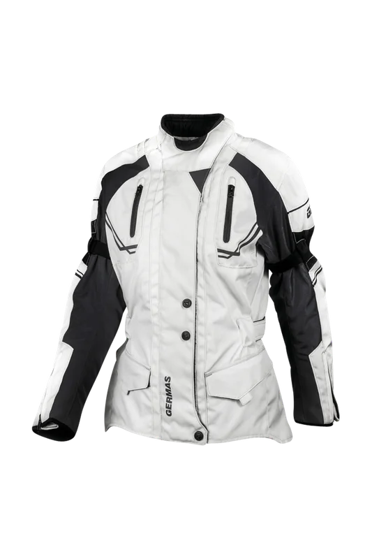 Chaqueta de Moto para Mujer GMS Taylor Mujer Beige/Negro L