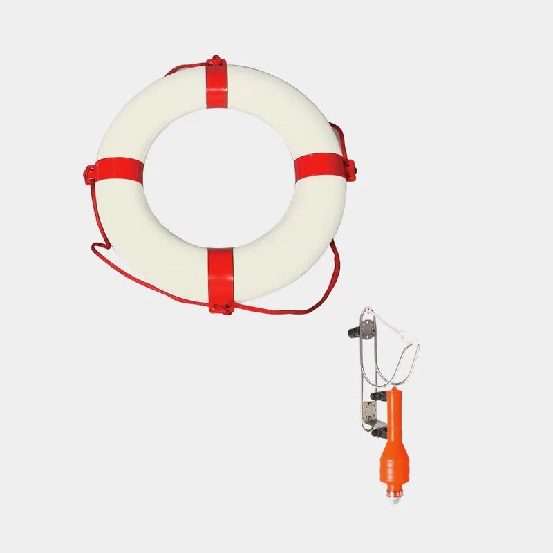 Rettungsring & Notlicht Talamex Ø58/40 cm + Halter für Rettungsring & Notlicht - Boot