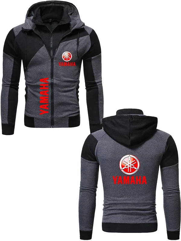 AliExpress - Blouson de moto à capuche Yamaha, pull imprimé avec le logo Yamaha, veste de moto tendance, sweat à capuche personnalisé pour homme avec 