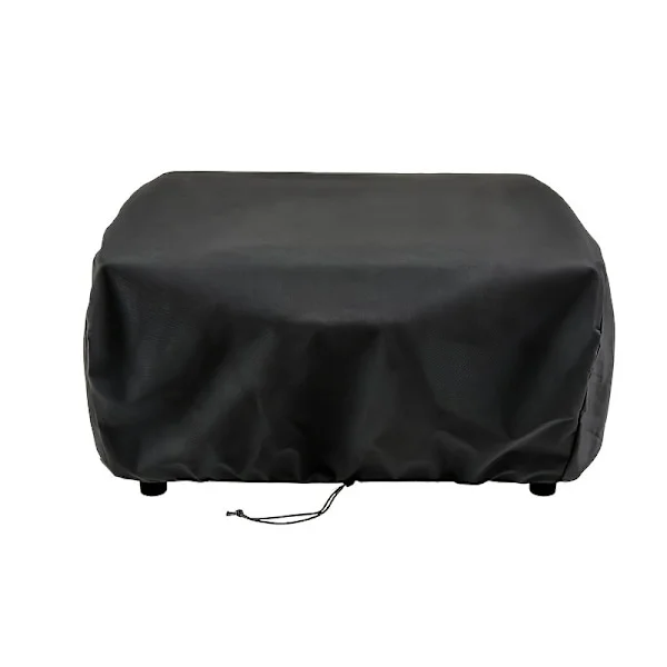 Beskyttelsescover til frontdimensioner 57x48x23 cm Let at installere Vand- og støvafvisende Anti UV Sort Universal Cover Gasovn