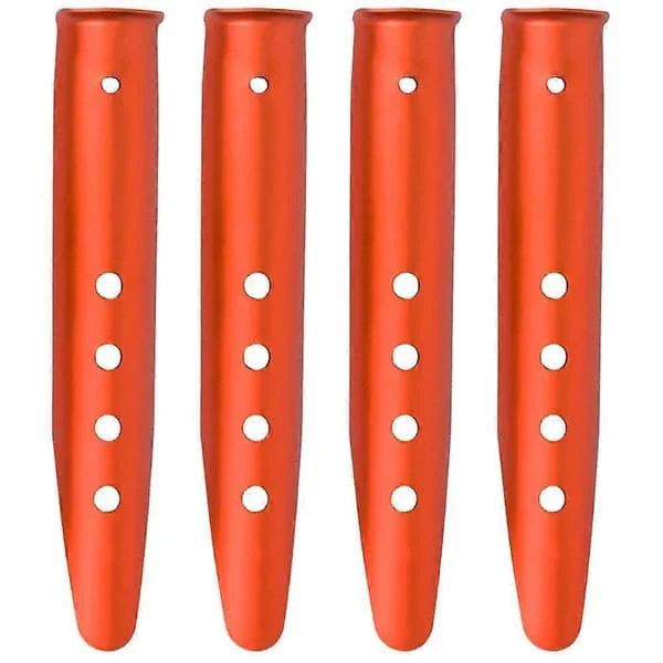 [RM]4 stk utendørs snøplugger camping bakkenegler teltplugger i aluminiumslegering strand sandplugger