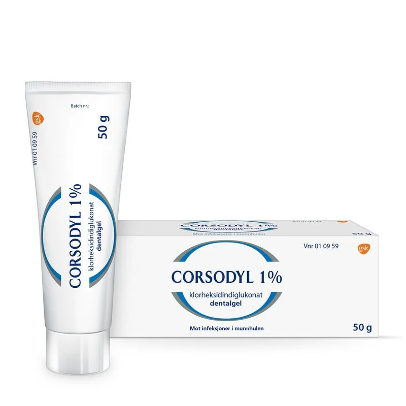 Corsodyl 1% dentalgel 50 g