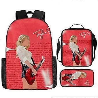 Taylor Swift Elementary School Backpack Kids Cartoon Backpack Anime Backpack Shoulder Bag 7 -NMAOV