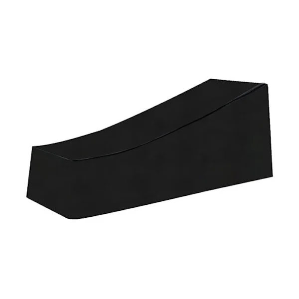 Överdrag för utomhus-schäslong, vattentätt, vindtätt, anti-UV, skyddande tygöverdrag för solstol, däckstol (210754080cm) - Svart