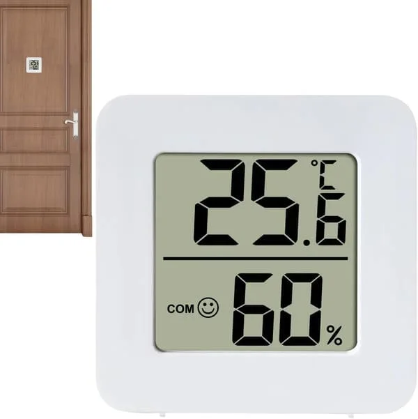 1 st Inomhus Hygrometer, Inomhus Termometer och Exakt Fuktmätare - Luftkomfort Termometer och Fuktmätare