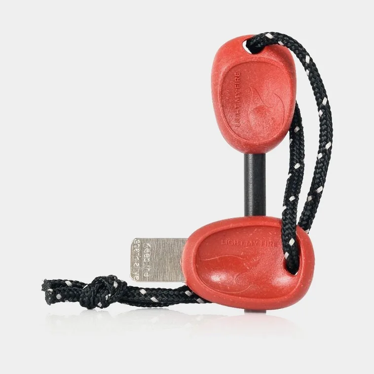 Firestarter Light My Fire Swedish FireSteel Bio Scout 2in1 RockyRed, 7.7 cm