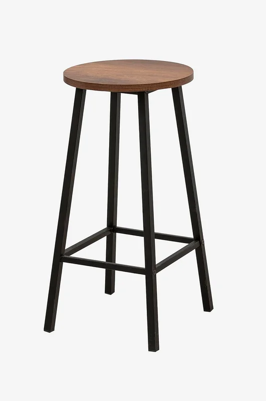 Hanah Home - Skammel Kyle - Sort - Barstole & -taburetter - Fra Homeroom