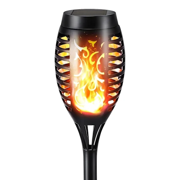 1-pack Outdoor Solar Lights, Outdoor Solar Lights with Realistic Dynamic Flame - Solar Lights for Interior, Walkways [Energy Class G]
