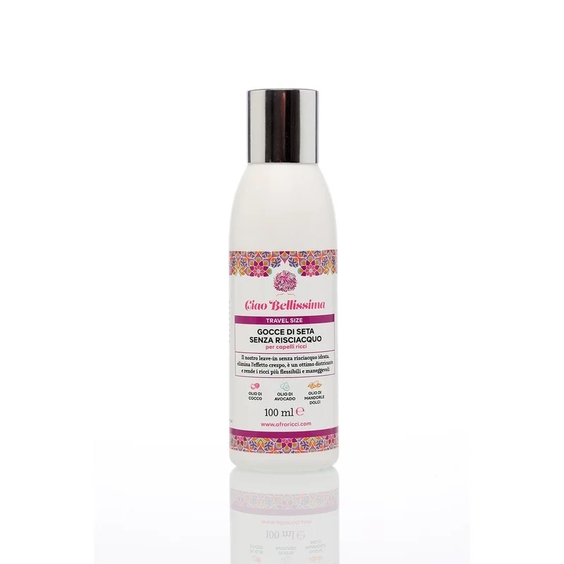 AFRORICCI Ciao Bellissima Gocce di seta senza risciacquo 100ml - Olio Capelli Styling & Finish