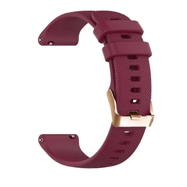 18mm 20mm armband för Garmin Smartwatch, ersättningsarmband Claret 20mm bredd Claret 20mm bredd