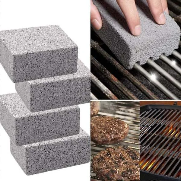 4-pack grillrengöringsblock för grill, stekbord och plana ytor [JUN]