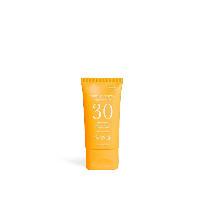 Woods Copenhagen Sun Face SPF 30 50 ml, Hudpleje, Solcreme, Solcreme Til Ansigtet