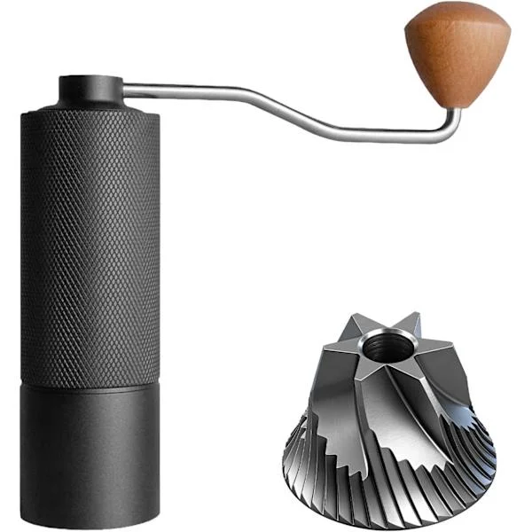 Manuel kaffekværn justerbare kværnindstillinger rustfrit stålgrater bærbar hånddrevet kaffekværn til espresso drypfilter