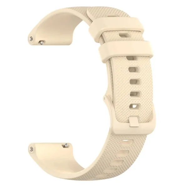 [RM]20 22 mm silikonrem för Garmin Venu 3 Band Forerunner 265 255 245 Music Vivoactive 4 Band för Garmin Venu Sq 2 Plus armband Beige