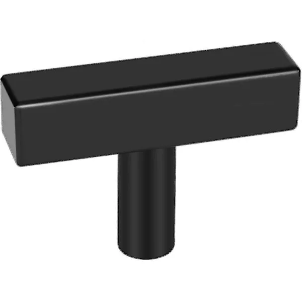 10-pack Matte Black Cabinet Knobs Kitchen Hardware Black Drawer Pulls
