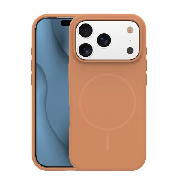 Silikon tunt Mag-fodral för iPhone 12 / 12 Pro 6,1" karamell