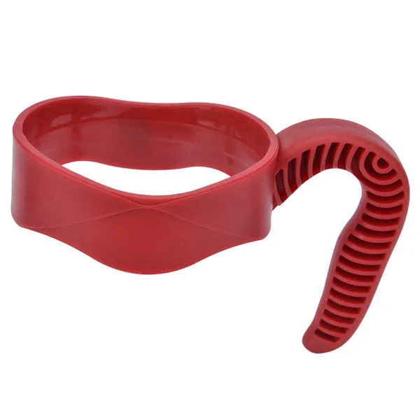 Krus Håndtag Plast Ergonomisk Kande Bærehåndtag til 20oz-30oz Kander Flasker og de fleste andre Tumblere Rød