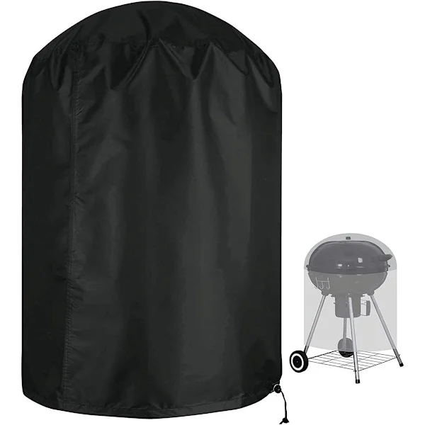 30*30*36 tommer - Grilldækken - BBQ dækken - Vandtæt dækken til udendørs grill - Vandtæt og vindtæt - UV-bestandig - Rivfast - Rund