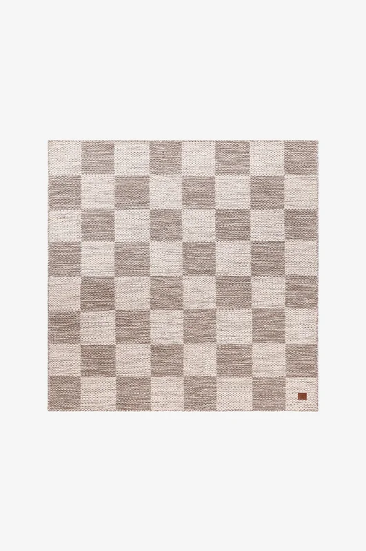 KM Home - Ull Matta Chessie - Grå - Ullmattor - 300X300 - Från Homeroom
