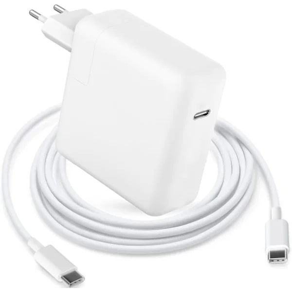 96W USB C Hurtig Oplader, Mac Book Pro Oplader, Type C Strømforsyningsstik til MacBook Pro 16/15/14/13 Tommer, iPad Pro 12.9/11 og Alle USB C Enheder
