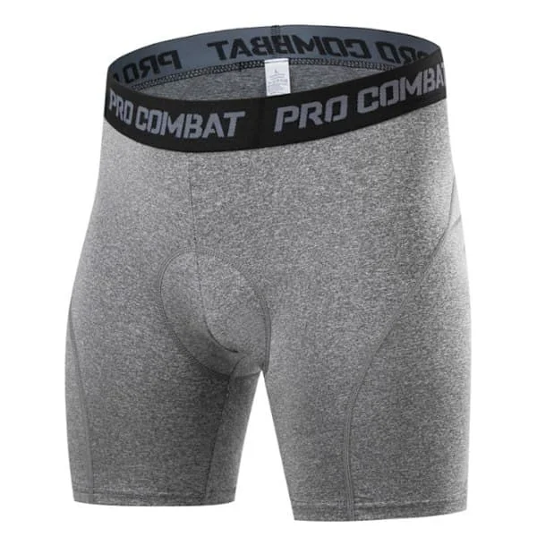 Sykkelshorts for menn 3D-polstret MTB-sykkelshorts Pustende Grå 2XL Grå(BT) Grey 2XL