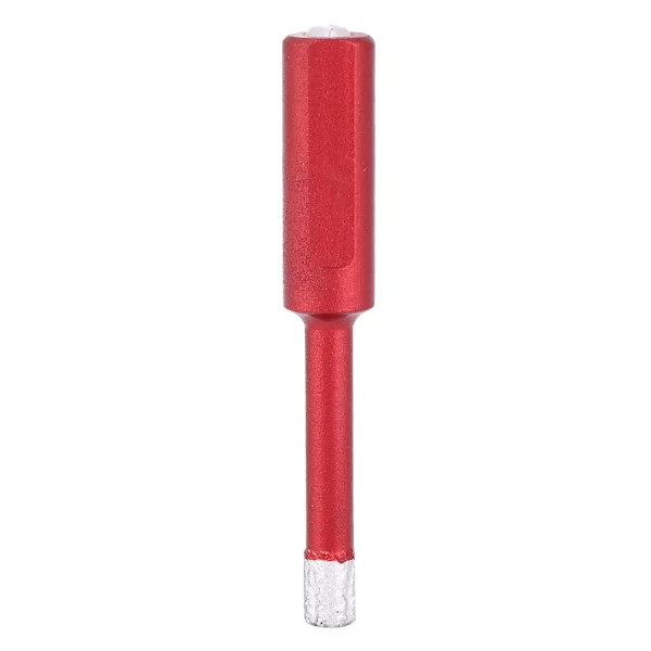 6 mm diamantbor for tørrboring av keramikk, glass og stein