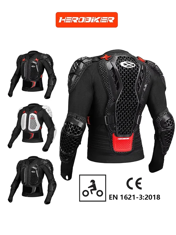 AliExpress - Nieuwe motorcross pantserjas off-road motorbeschermingsuitrusting anti-crash borstrugvulling motorjas broek CE-gecertificeerd