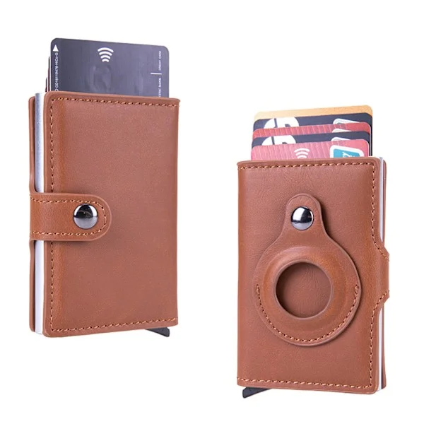 Wallet Airtag Wallet Slim Wallet Coin Compartment RFID Protection Mini Smart